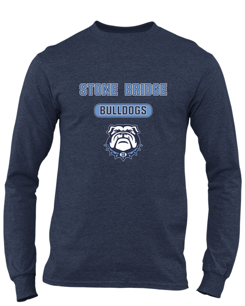 Stone Bridge Bulldogs Mascot #3 Men's LS T-Shirt