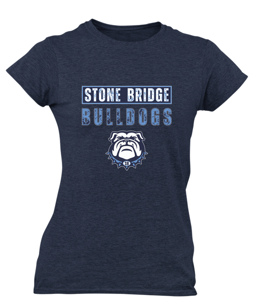 Stone Bridge Bulldogs Mascot #9 Women's SS T-Shirt