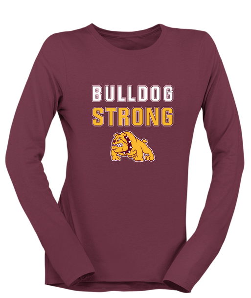 Big Spring Bulldogs Strong #2 Women's LS T-Shirt
