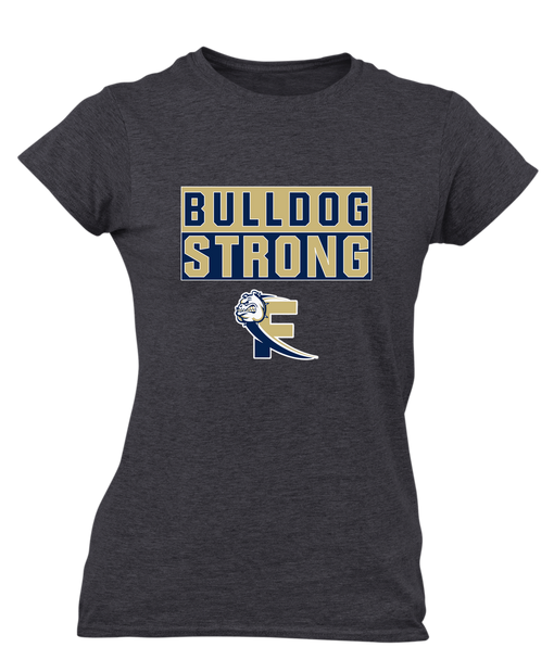 Fairdale Bulldogs Block F Strong #1 Women's Premium SS T-Shirt