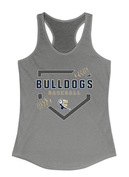 Fairdale Bulldogs Block F Baseball #2 Women's Tank Top