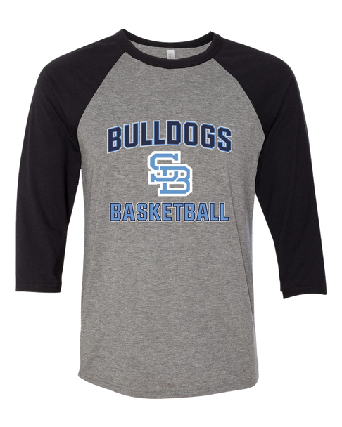 Stone Bridge Bulldogs SB Basketball #1 Men's Baseball T-Shirt