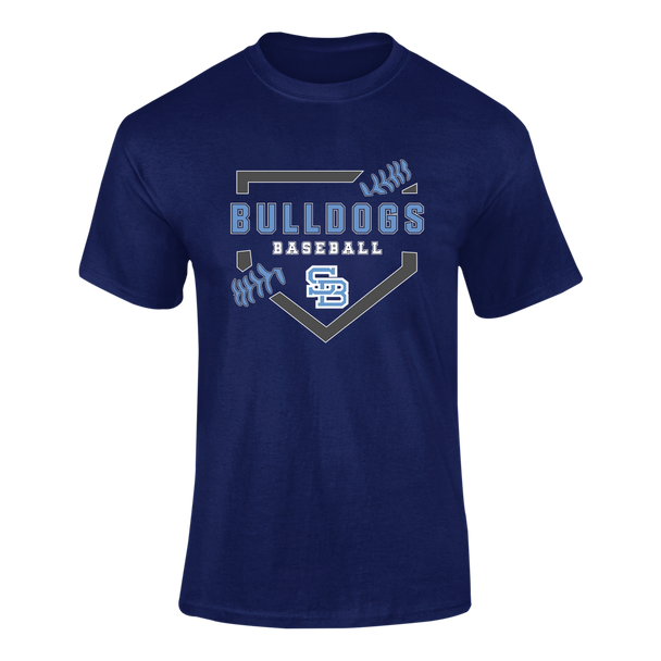 Stone Bridge Bulldogs SB Baseball #2 Men's SS T-Shirt