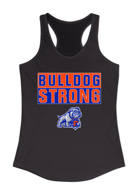Freeport Bulldogs Anchor Strong #1 Women's Tank Top