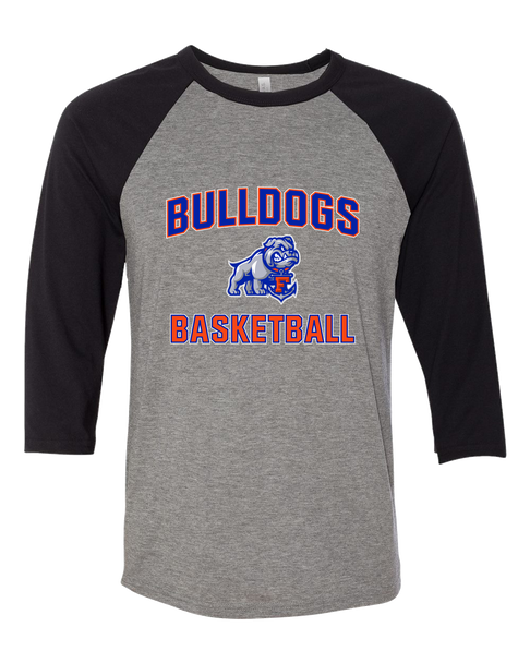 Freeport Bulldogs Anchor Basketball #1 Men's Baseball T-Shirt