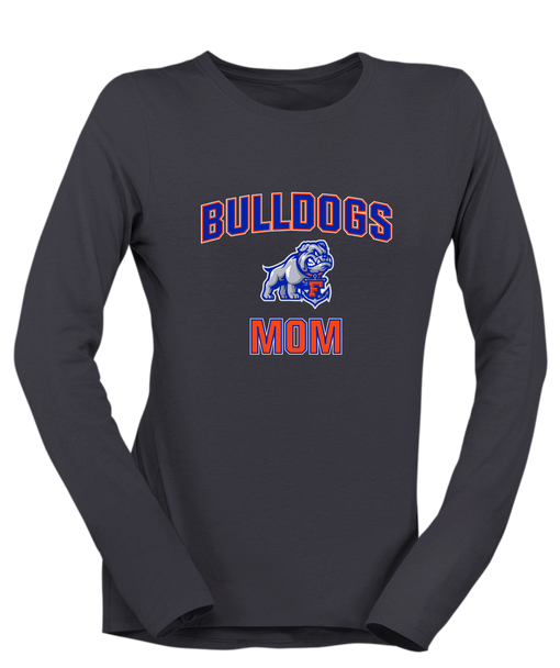 Freeport Bulldogs Anchor Mom Women's LS T-Shirt