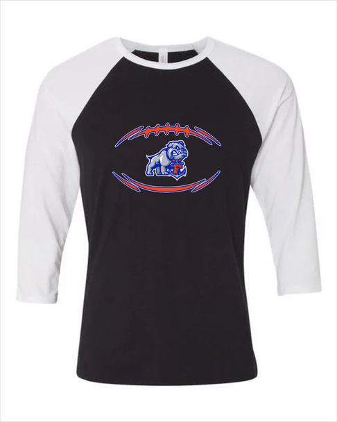 Freeport Bulldogs Anchor Football #3 Men's Baseball T-Shirt