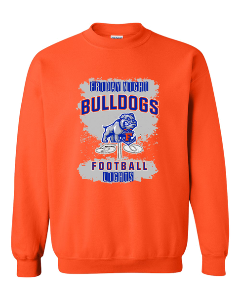 Freeport Bulldogs Anchor Football #6 Men's Sweatshirt