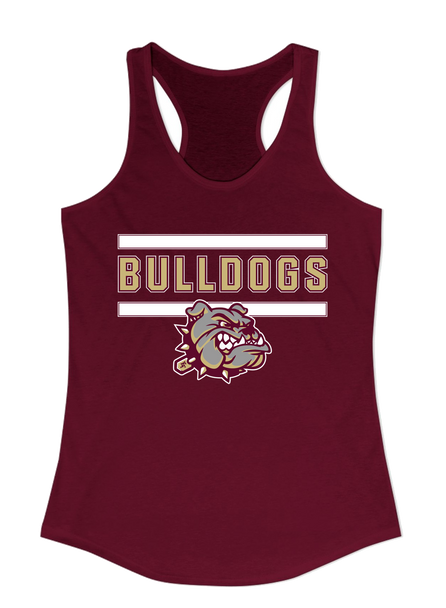 King's Fork Bulldogs Mascot #5 Women's Tank Top
