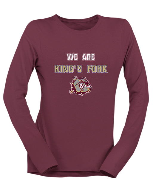 King's Fork Bulldogs We Are Women's LS T-Shirt