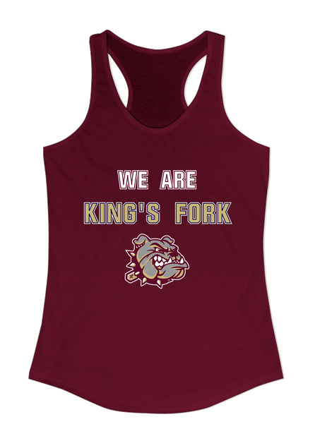 King's Fork Bulldogs We Are Women's Tank Top