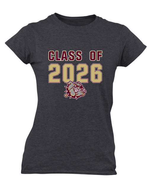 King's Fork Bulldogs Class of 2026 Women's Premium SS T-Shirt
