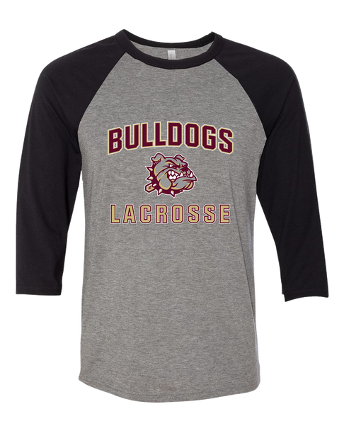 King's Fork Bulldogs Lacrosse Men's Baseball T-Shirt