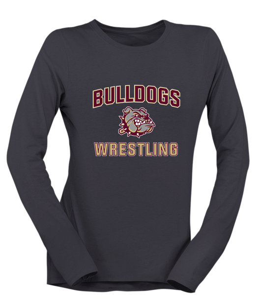 King's Fork Bulldogs Wrestling Women's Premium LS T-Shirt