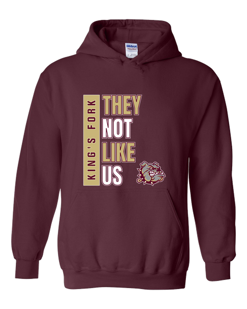 King's Fork Bulldogs They Not Like Us #1 Men's Hoodie