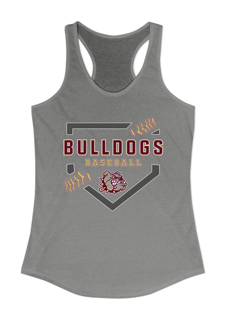 King's Fork Bulldogs Baseball #2 Women's Tank Top