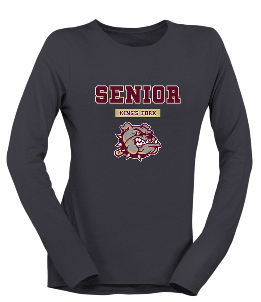 King's Fork Bulldogs Senior #2 Women's Premium LS T-Shirt