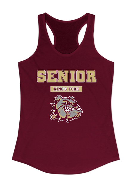 King's Fork Bulldogs Senior #2 Women's Tank Top