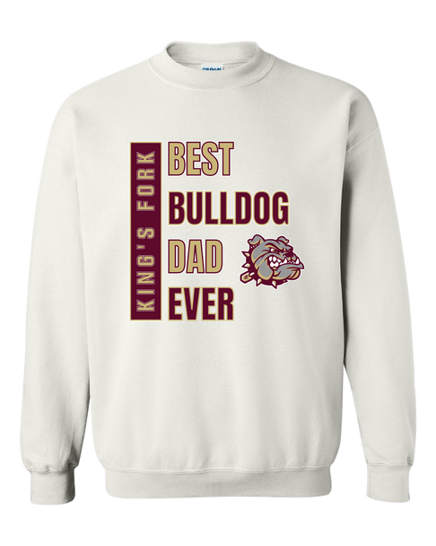King's Fork Bulldogs Best Bulldog Dad Men's Sweatshirt