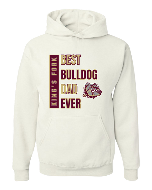 King's Fork Bulldogs Best Bulldog Dad Men's Premium Hoodie