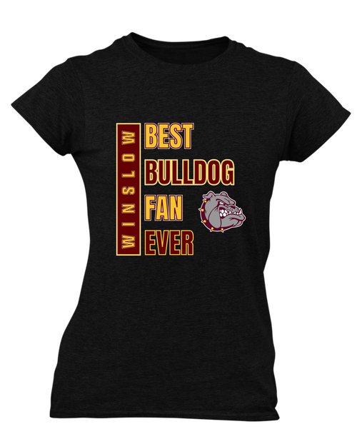Winslow Bulldogs Best Bulldog Fan Women's Premium SS T-Shirt