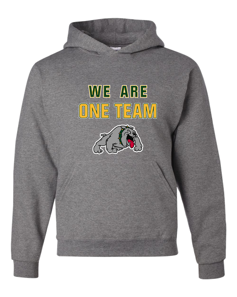 Whitefish Bulldogs We Are One Team Men's Premium Hoodie