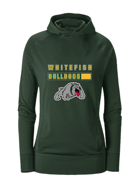 Whitefish Bulldogs Mascot #7 Women's Hoodie