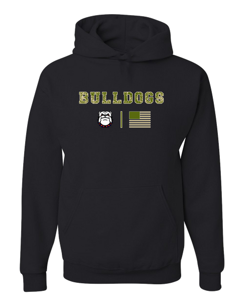 Richmond Bulldogs Camo Flag Men's Premium Hoodie