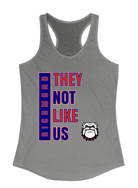 Richmond Bulldogs They Not Like Us #1 Women's Tank Top