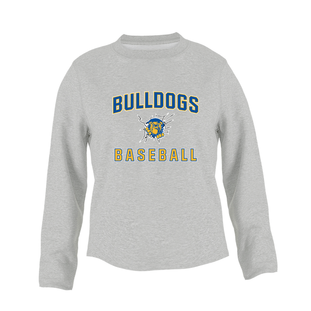 Kingman Bulldogs Baseball #1 Women's Sweatshirt