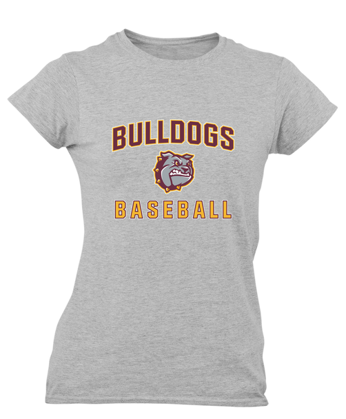 St. Cloud Bulldogs Baseball #1 Women's SS T-Shirt