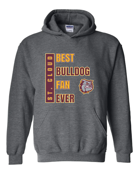 St. Cloud Bulldogs Best Bulldog Fan Men's Hoodie