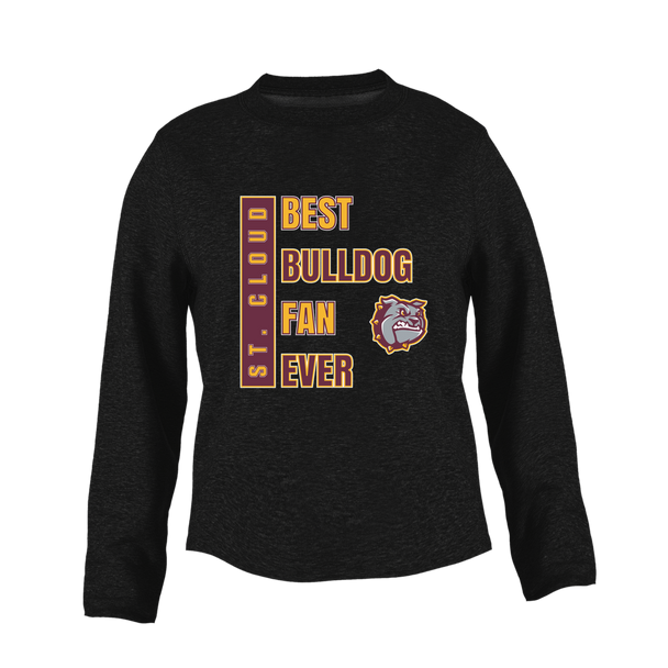 St. Cloud Bulldogs Best Bulldog Fan Women's Sweatshirt