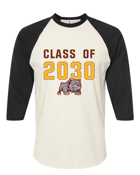 St. Cloud Bulldogs Mascot Class of 2030 Women's Baseball T-Shirt