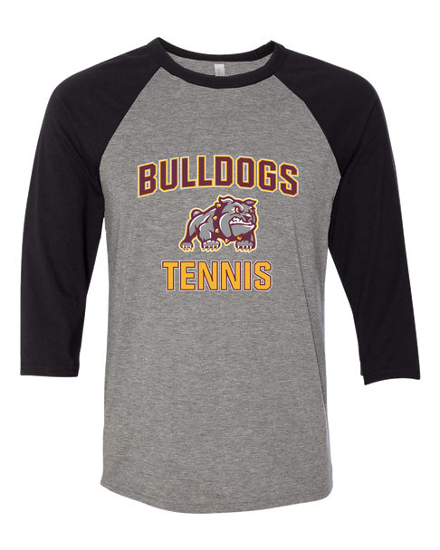 St. Cloud Bulldogs Mascot Tennis Women's Baseball T-Shirt