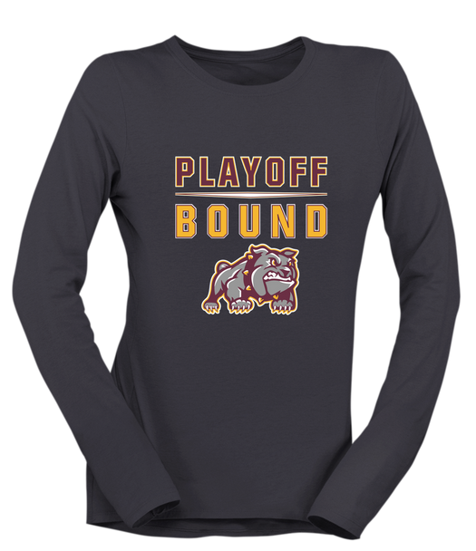 St. Cloud Bulldogs Mascot Playoff Bound Women's Premium LS T-Shirt