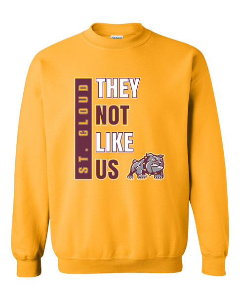St. Cloud Bulldogs Mascot They Not Like Us #1 Men's Sweatshirt