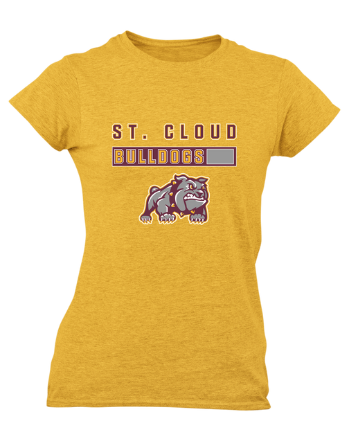 St. Cloud Bulldogs Mascot Mascot #7 Women's Premium SS T-Shirt