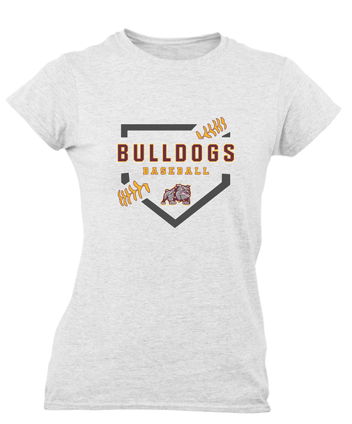 St. Cloud Bulldogs Mascot Baseball #2 Women's Premium SS T-Shirt