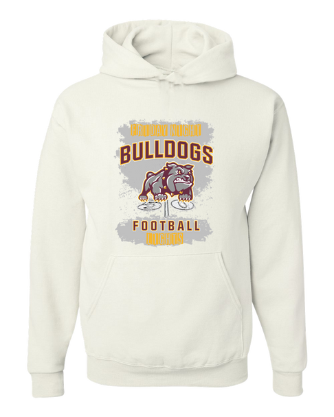 St. Cloud Bulldogs Mascot Football #6 Men's Premium Hoodie