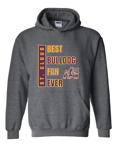 St. Cloud Bulldogs Mascot Best Bulldog Fan Men's Hoodie