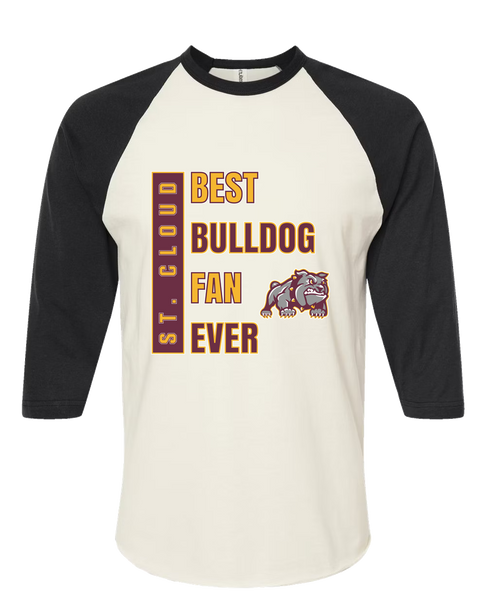 St. Cloud Bulldogs Mascot Best Bulldog Fan Men's Baseball T-Shirt
