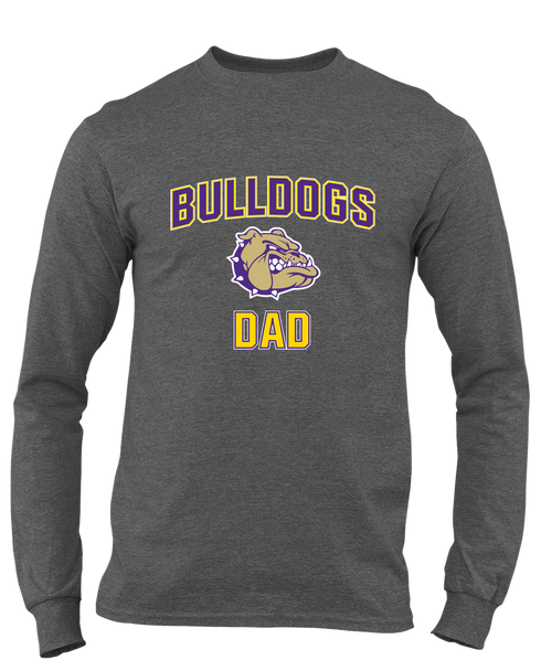 Queen Creek Bulldogs Dad Men's LS T-Shirt