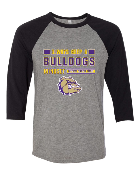 Queen Creek Bulldogs Mindset Women's Baseball T-Shirt
