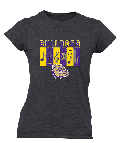 Queen Creek Bulldogs Band # 2 Women's SS T-Shirt