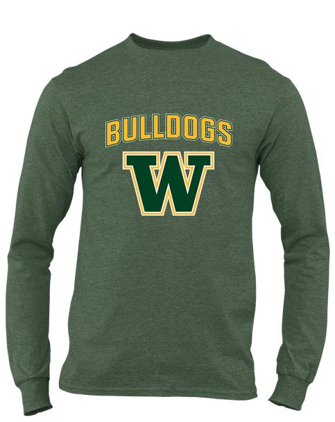 Whitefish Bulldogs Mascot #6 Men's Premium LS T-Shirt