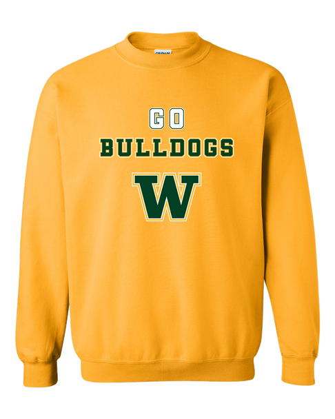 Whitefish Bulldogs Go Team Men's Sweatshirt