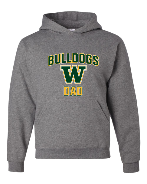 Whitefish Bulldogs Dad Men's Premium Hoodie