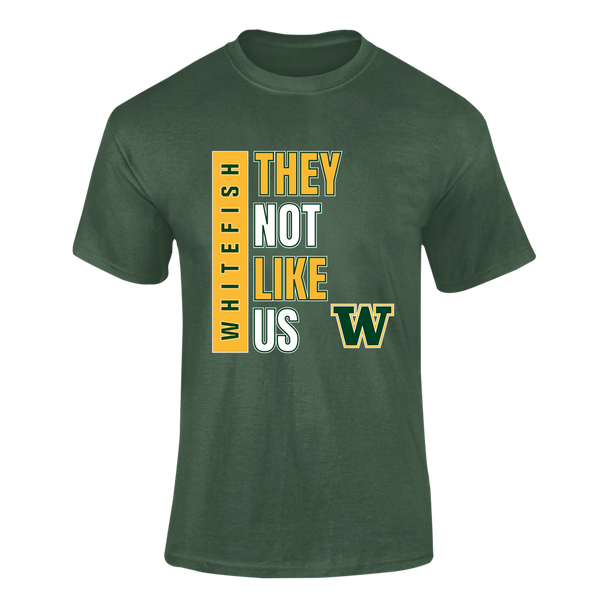 Whitefish Bulldogs They Not Like Us #1 Men's Premium SS T-Shirt