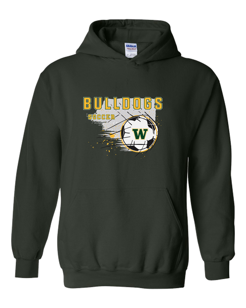 Whitefish Bulldogs Soccer #2 Men's Hoodie
